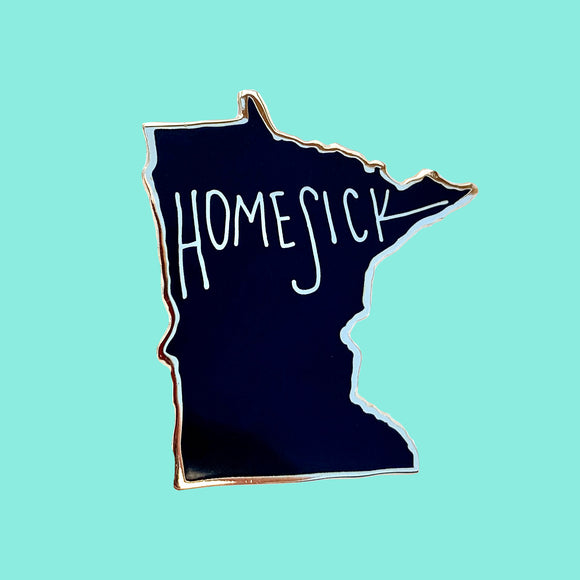 Homesick Minnesota Hard Enamel Pin